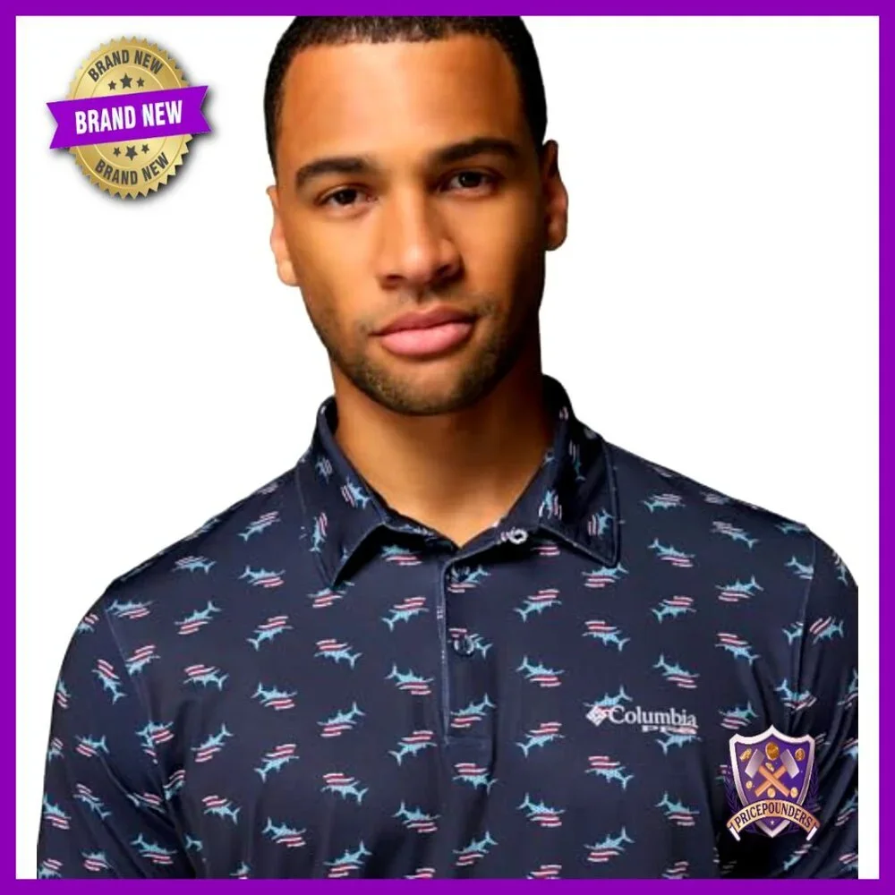 Performance Stretch Polo with Sun Protection & Moisture Wicking